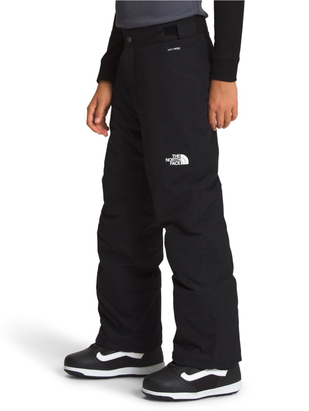 The North Face Black Ski Snow Pants Boys XS Gore-Tex